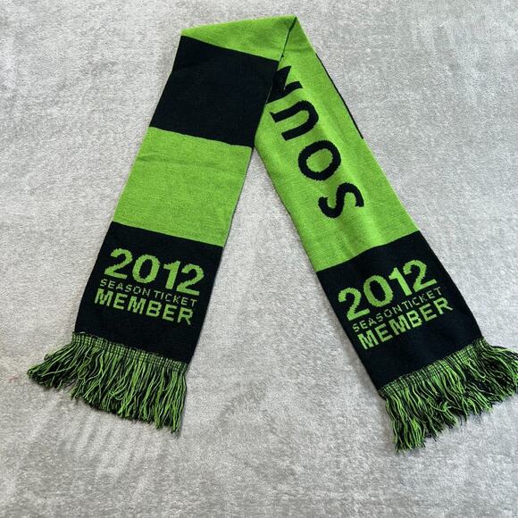 Seattle Sounders FC Scarf 2012 Season Ticket Holder Ruffneck MLS Soccer - Picture 1 of 4
